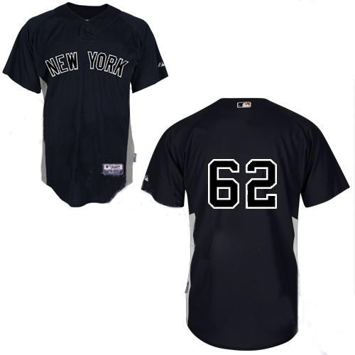 Yankees #62 Joba Chamberlain Black MLB Jersey