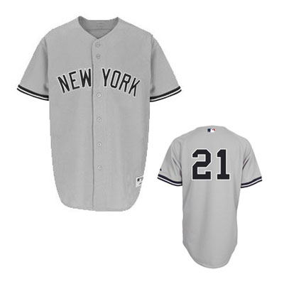 Grey Paul ONeill jersey, New York Yankees #21 MLB jersey