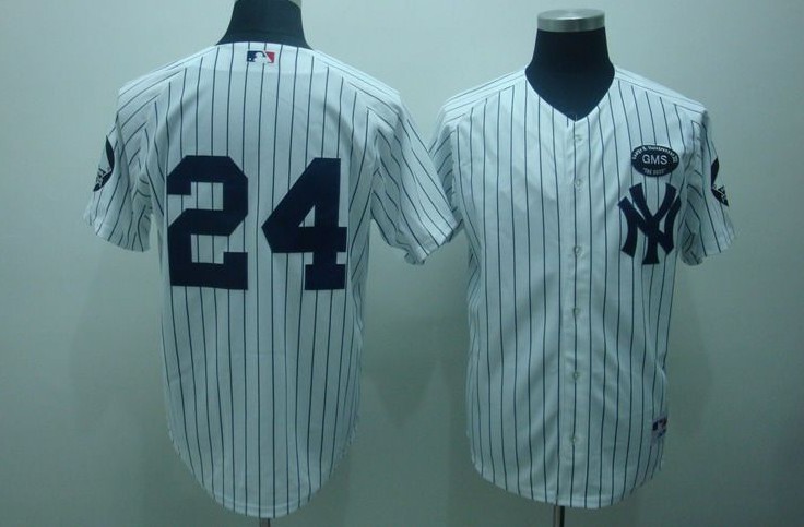 White Robinson Cano MLB New York Yankees #24 Jersey