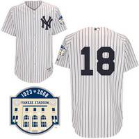 Johnny Daon Jersey White #18 MLB New York Yankees Jersey