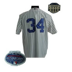 #34 white Hughes New York Yankees jersey