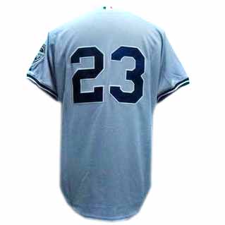 Grey Don Mattingly Yankees #23 Jersey