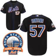 Black Johan Santana Mets #57 Jersey

