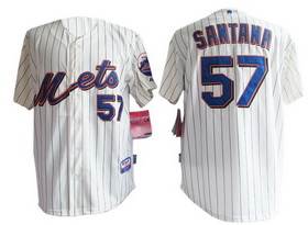 Cream Johan Santana jersey, New York Mets #57 MLB Jersey