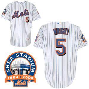 David Wright White Jersey, New York Mets #5 MLB Home Jersey