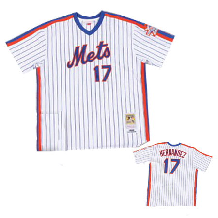Mets #17 Keith Hernandez White MLB Jersey