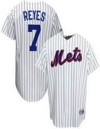 White Jose Reyes MLB New York Mets #7 Jersey