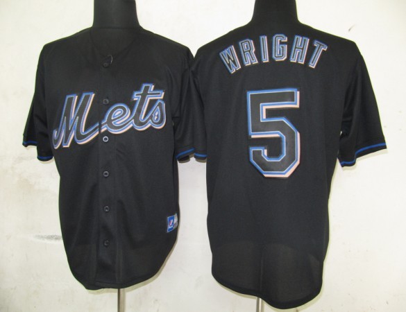 David Wright Black Mets Jersey