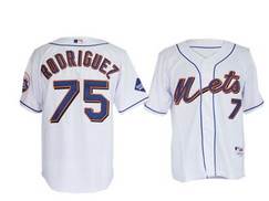 Roadriguez Jersey White #75 MLB New York Mets Jersey