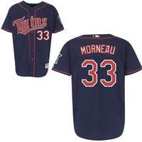 Justin Morneau Blue Jersey, Minnesota Twins #33 MLB Jersey