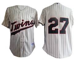 Cream J.J.Hardy jersey, Minnesota Twins #27 MLB Jersey