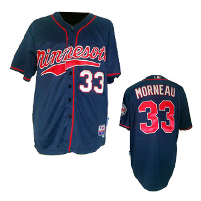 Twins #33 Blue Morneau MLB 2011 Jersey