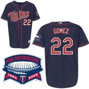 Blue Minnesota Twins Carlos Gomez MLB #22 Jersey