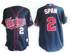  Blue Span jersey, Minnesota Twins #2 MLB Jersey