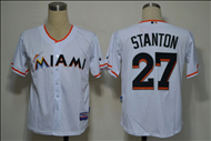 white Marlins Stanton 2012 MLB Jersey