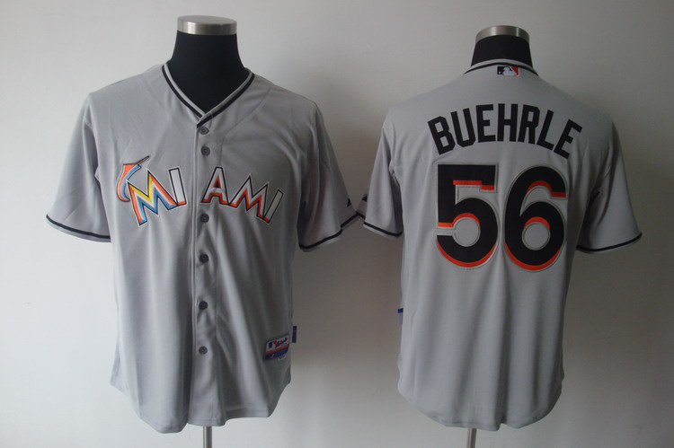 Grey Buehrle jersey, Miami Marlins #56 MLB Jersey