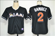 Black Hanley Ramirez 2012 New Miami Marlins #2 Jersey
