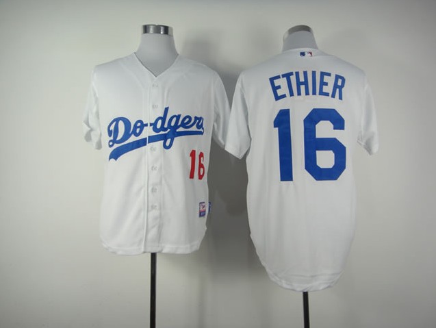 #16 Andre Ethier white Los Angeles Dodgers MLB Jersey