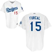 Rafael Furcal white Jersey, Los Angeles Dodgers #15 MLB Jersey