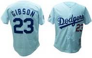 White Dodgers #23 Kirk Gibson M&N Jersey