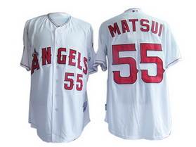 White Matsui Angels #55 Jersey