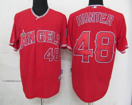 MLB #48 RedHunter Los Angeles Angels jersey