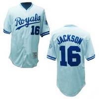 Royals #16 Butler White Mitchell&Ness MLB Jersey