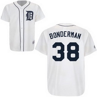 Jeremy Bonderman Jersey White Home #38 MLB Detroit Tigers Jersey
