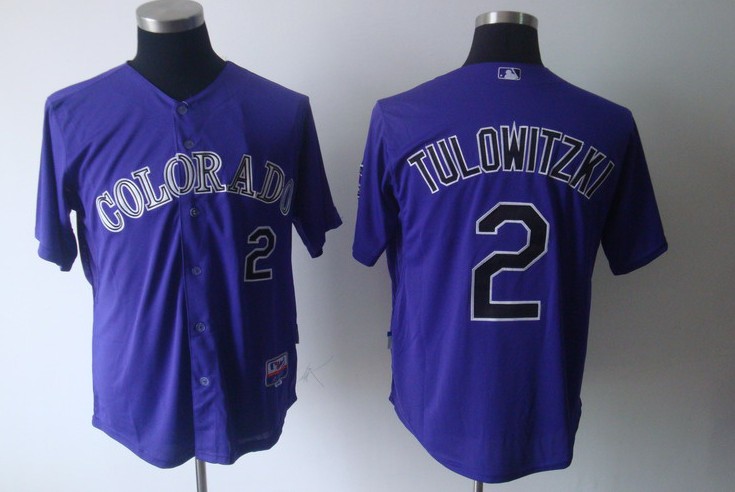 Tulowitzki Jersey: #2 Colorado Rockies Jersey In Purple
