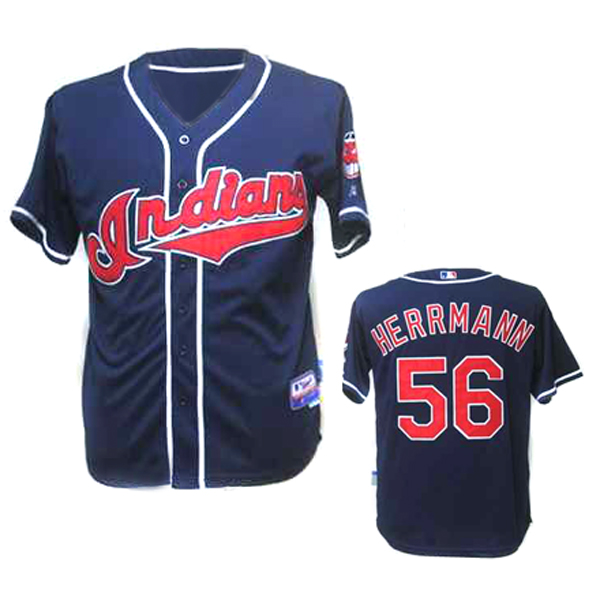 Blue Herrmann jersey, Cleveland Indians #56 Cool Base MLB jersey