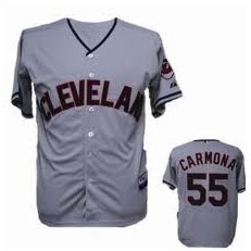 MLB #55 Grey Carmona Cleveland Indians jersey