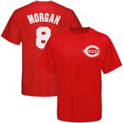 Cincinnati Reds #8 Morgan Cooperstown Player Jersey in Red