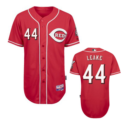 Cincinnati Reds #44 Mike Leake Cool Base MLB Jersey in Red