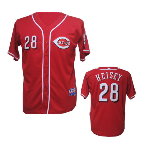 Cincinnati Reds #28 Heisey MLB Jersey in Red