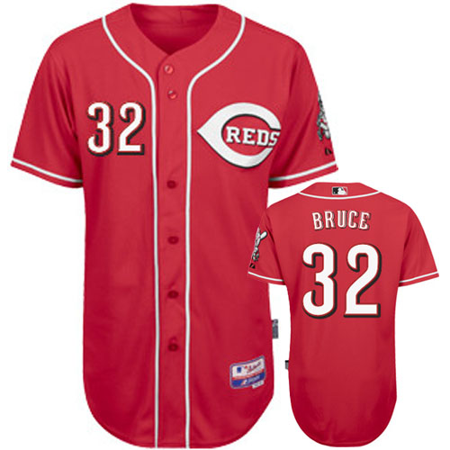 Bruce Red MLB Reds Jersey