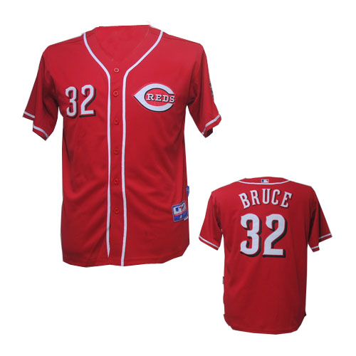 Red Bruce MLB Cincinnati Reds #32 Jersey