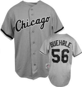 Chicago White Sox #56 Buehrle Grey MLB Jersey