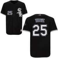 Chicago White Sox #25 Jim Thome Black Jersey