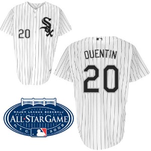 White Carlos Quentin Sox #20 Jersey