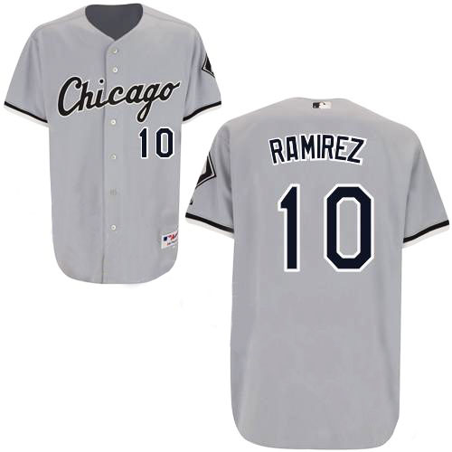 Chicago White Sox #10 Alexei Ramirez Grey MLB Jersey