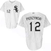 #12 White A.J. Pierzynski Chicago White Sox jersey