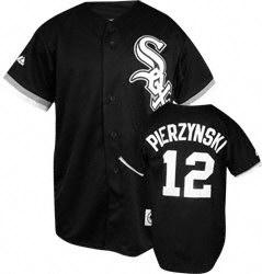 A.J. Pierzynski Jersey: #12 Chicago White Sox Jersey In Black