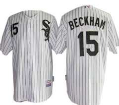 MLB #15 White Beckham Chicago White Sox jersey