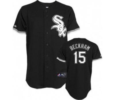 Chicago Black Sox #15 Beckham Black Jersey