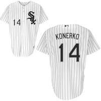 #14 White Paul Konerko Home Chicago White Sox jersey