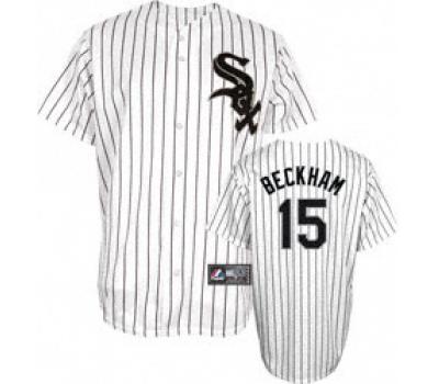 #15 White Gordon Beckham Chicago White Sox jersey