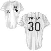 Chicago White Sox #30 Nick Swisher Home MLB Jersey in White