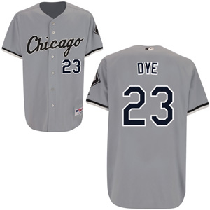 Jermaine Dye Jersey Gray #23 MLB Chicago White Sox Jersey