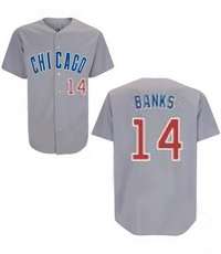 Banks Grey Jersey, Chicago Cubs #14 Jersey