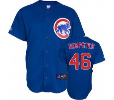 Dempster Jersey Blue #46 Chicago Cubs Jersey